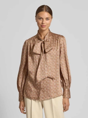 Bluzka o kroju regular fit z ozdobną kokardą model ‘Klaryce’ Lauren Ralph Lauren