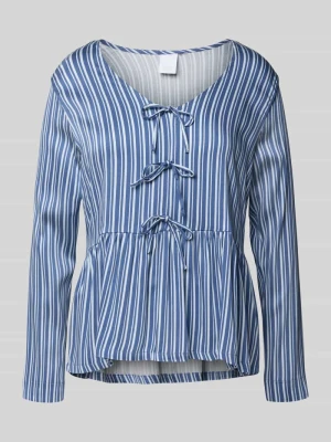 Bluzka o kroju regular fit z ozdobnymi kokardami model ‘Bea’ CCDK Copenhagen