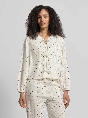 Bluzka o kroju regular fit z ozdobnymi kokardkami Jake*s Casual