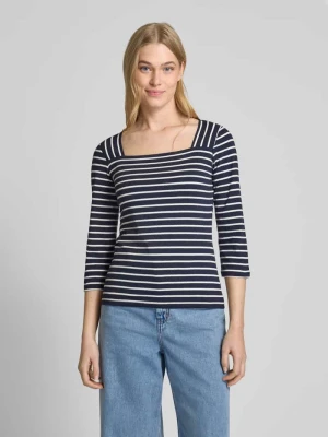 Bluzka o kroju regular fit z rękawem o 3/4 s.Oliver BLACK LABEL