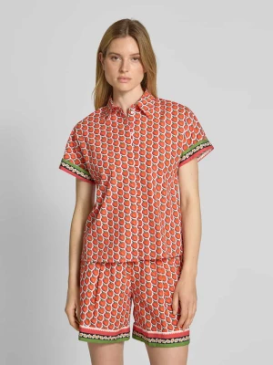 Bluzka o kroju regular fit z rękawem o dł. 1/2 Marc Cain