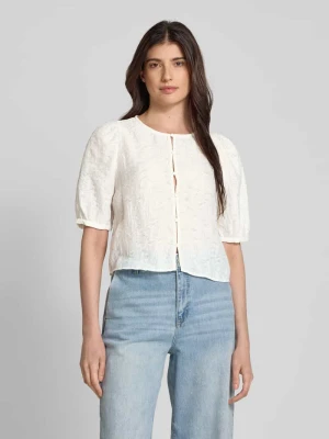 Bluzka o kroju regular fit z rękawem o dł. 1/2 model ‘Asteria’ MSCH Copenhagen