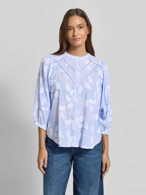 Bluzka o kroju regular fit z rękawem o dł. 3/4 Model 'FAVIOLA FANCY' 0039 italy