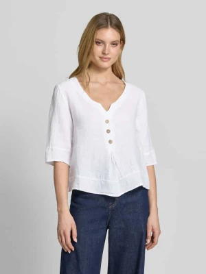 Bluzka o kroju regular fit z rękawem o dł. 3/4 model 'Ol44iviaa' ZABAIONE