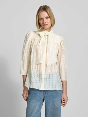 Bluzka o kroju regular fit z rękawem o dł. 3/4 Stella Nova