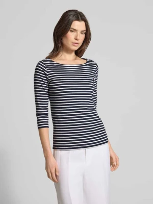 Bluzka o kroju regular fit z rękawem o dł. 3/4 z mieszanki bawełny Tom Tailor