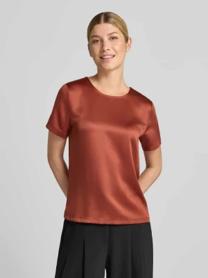 bluzka o kroju regular fit z satyny Christian Berg