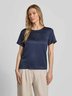 bluzka o kroju regular fit z satyny Christian Berg Woman Selection