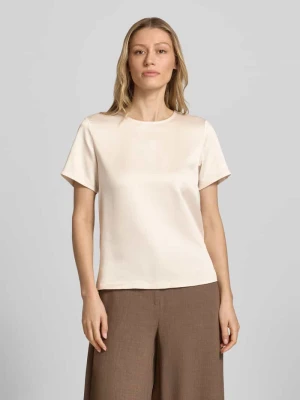 bluzka o kroju regular fit z satyny Christian Berg Woman Selection