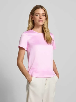 bluzka o kroju regular fit z satyny Christian Berg Woman Selection