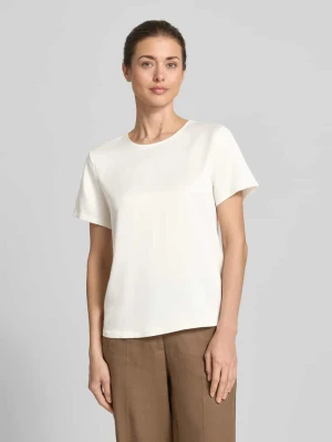 bluzka o kroju regular fit z satyny Christian Berg Woman Selection