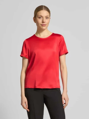 bluzka o kroju regular fit z satyny Christian Berg Woman Selection