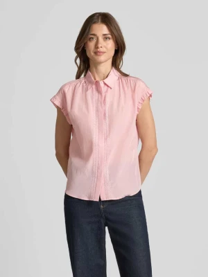 bluzka o kroju regular fit z ukrytą listwą guzikową MORE & MORE