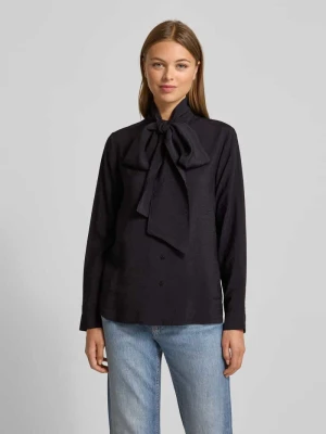 Bluzka o kroju regular fit z wiązanym detalem milano italy