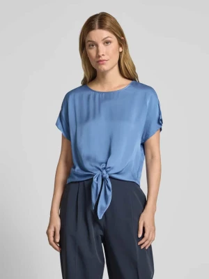 Bluzka o kroju regular fit z wiązanym detalem Oui