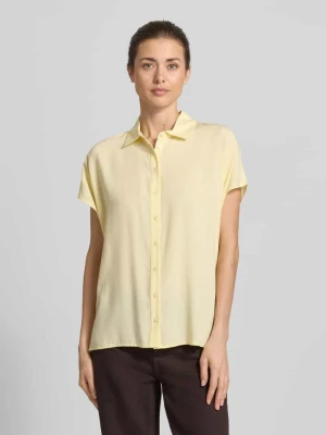 Bluzka o kroju regular fit z wiskozy Christian Berg Woman