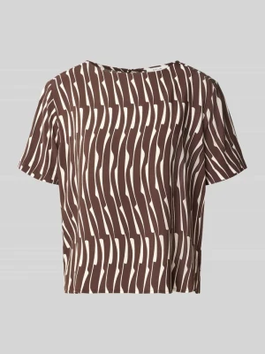 bluzka o kroju regular fit z wiskozy model 'Ferona bamboo' Opus