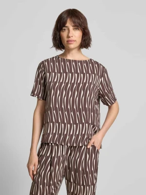 bluzka o kroju regular fit z wiskozy model 'Ferona bamboo' Opus