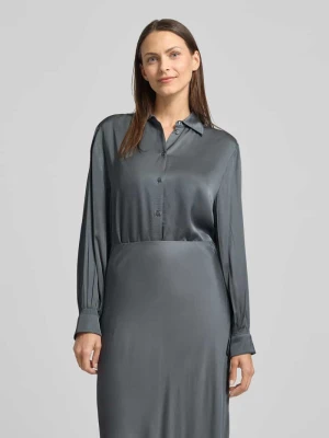 Bluzka o kroju regular fit z wiskozy z listwą guzikową Emily Van den Bergh