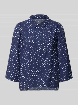 Bluzka o kroju regular fit z wiskozy z rękawem o dł. 3/4 model 'Bono' LOLLYS LAUNDRY