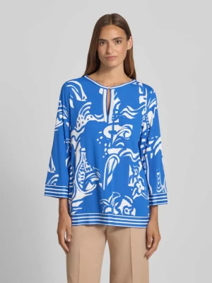 Bluzka o kroju regular fit z wycięciem w kształcie łezki Marc Cain