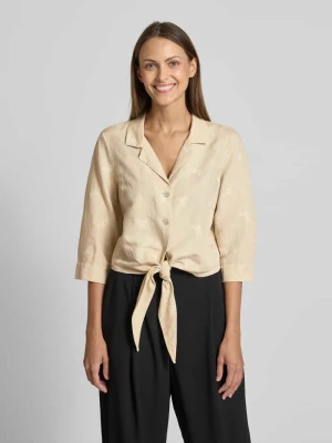 Bluzka o kroju regular fit z wyhaftowanym motywem s.Oliver BLACK LABEL