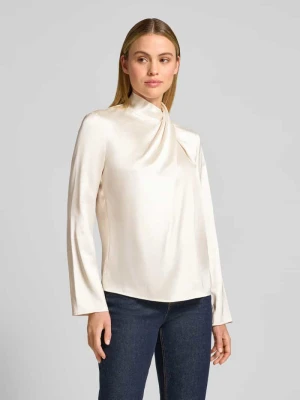Bluzka o kroju regular fit ze stójką i długim rękawem Jake*s Collection