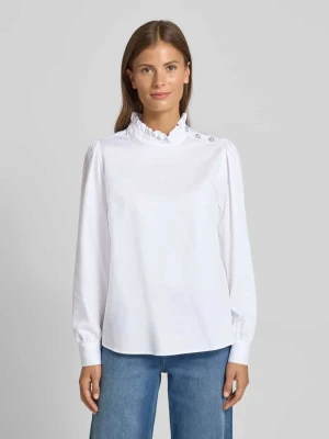 Bluzka o kroju regular fit ze stójką Rich & Royal