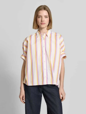 Bluzka o kroju relaxed fit we wzorze na całej powierzchni Emily Van den Bergh