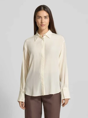 Bluzka o kroju relaxed fit z czystego jedwabiu model ‘BINALIA’ Boss