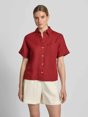 Bluzka o kroju relaxed fit z czystego lnu Marc O'Polo