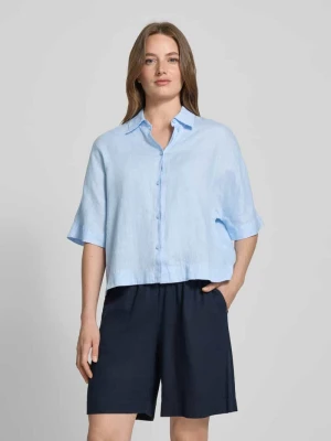 Bluzka o kroju relaxed fit z czystego lnu s.Oliver RED LABEL