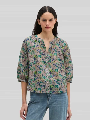 Bluzka o kroju relaxed fit z czystej bawełny Marc O'Polo Różowy