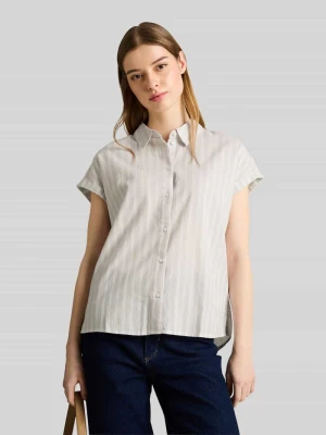 Bluzka o kroju relaxed fit z czystej bawełny Tom Tailor Denim