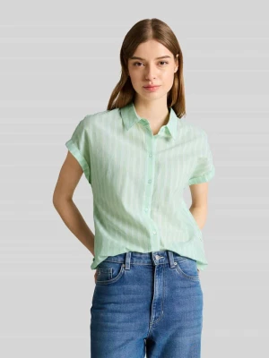 Bluzka o kroju relaxed fit z czystej bawełny Tom Tailor Denim