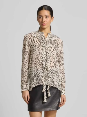 Bluzka o kroju relaxed fit z czystej wiskozy model ‘Canapa’ Marella