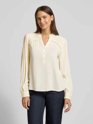 Bluzka o kroju relaxed fit z czystej wiskozy model ‘Radia’ Soyaconcept
