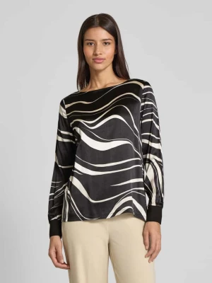 Bluzka o kroju relaxed fit z czystej wiskozy s.Oliver BLACK LABEL