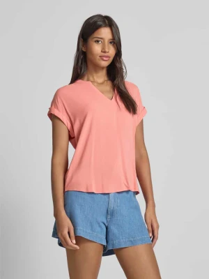 Bluzka o kroju relaxed fit z czystej wiskozy Tom Tailor