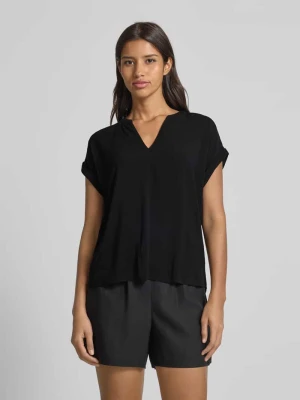 Bluzka o kroju relaxed fit z czystej wiskozy Tom Tailor