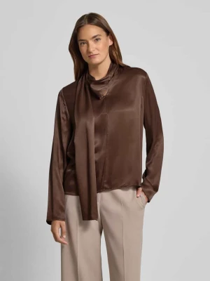 Bluzka o kroju relaxed fit z czystej wiskozy ze stójką Jake*s Collection