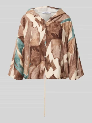 Bluzka o kroju relaxed fit z kapturem model ‘Da44nielaa’ ZABAIONE