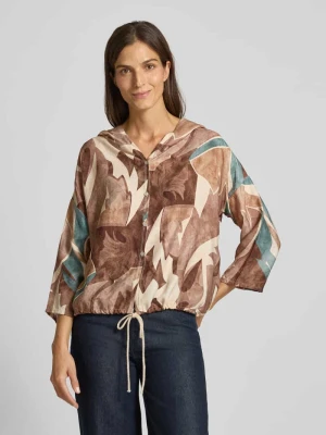 Bluzka o kroju relaxed fit z kapturem model ‘Da44nielaa’ ZABAIONE