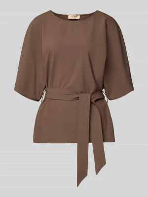 Bluzka o kroju relaxed fit z mieszanka wiskozy Model 'Rikas' MOS MOSH