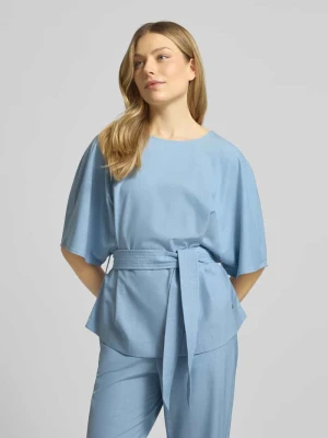 Bluzka o kroju relaxed fit z mieszanka wiskozy Model 'Rikas' MOS MOSH