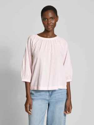 Bluzka o kroju relaxed fit z mieszanki bawełny i wiskozy s.Oliver RED LABEL