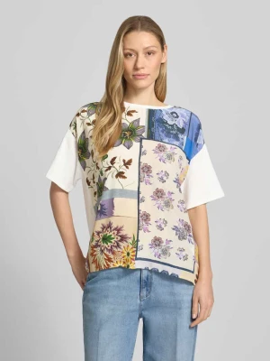 Bluzka o kroju relaxed fit z mieszanki bawełny model 'PAMPAS' Weekend Max Mara