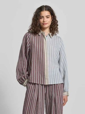 Bluzka o kroju relaxed fit z mieszanki lyocellu Jake*s Błękitny