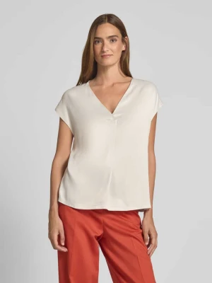 Bluzka o kroju relaxed fit z mieszanki materiałów s.Oliver BLACK LABEL