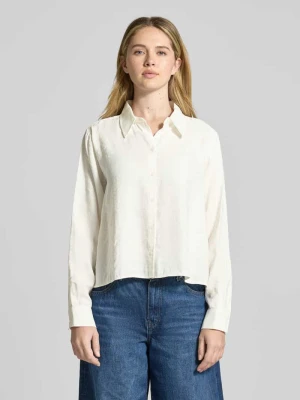 Bluzka o kroju relaxed fit z mieszanki modalu model ‘Flowy’ Opus